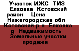 Участок ИЖС “ТИЗ“ Елховка, Кстовский район. › Цена ­ 700 000 - Нижегородская обл., Кстовский р-н, Елховка д. Недвижимость » Земельные участки продажа   